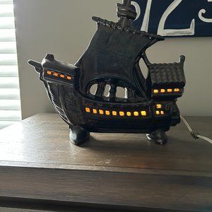 Vintage Old Spice Pirate Ship lamp!